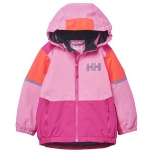 Helly Hansen Kids Pink and Orange Hooded Jacket